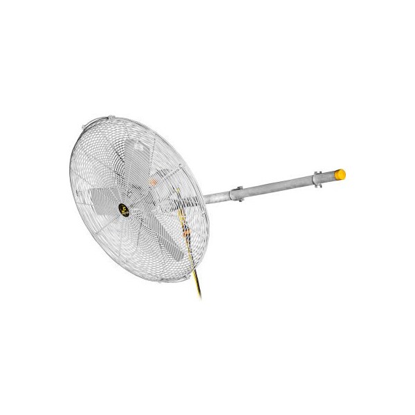 Hunter Fan Co. Jan Fan Jan Fan 24in C-Channel Mount Fan w/ Drop Cord Switch, 2 Speed, Silver, 3PK JF-CCM24-DCS-S - main